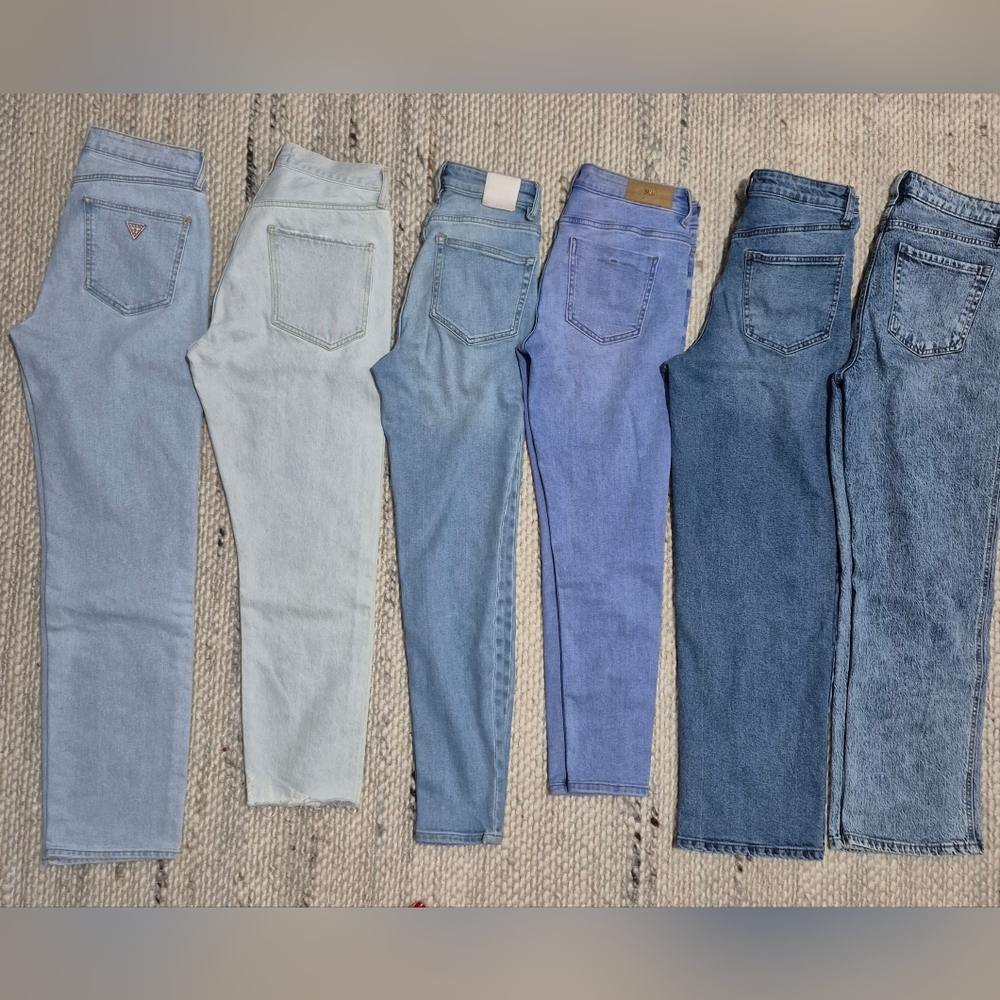 Women's Denim Bundle 6 pairs Agolde, Guess, Zara, Massimo Dutti l For 28-29